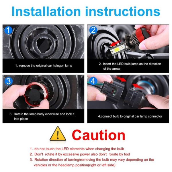 2 PCS EV18 H7 DC9-30V 20W 6000K 2500LM Car LED Headlight Lamps - Image 8