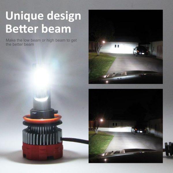 2 PCS EV18 H11 DC9-30V 20W 6000K 2500LM Car LED Headlight Lamps - Image 10