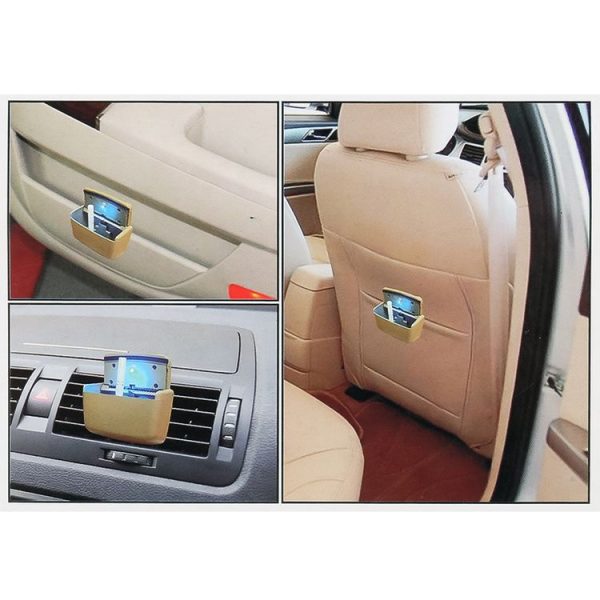 AT130BK Car Multi-functional Organizer Storage Box with LED Light (Black) - Image 8