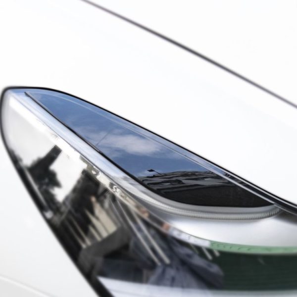 Car Smooth Surface Headlight Eyebrow for Tesla Model 3 (Black) - Image 5