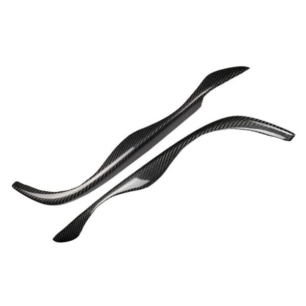 Carbon Fiber Car Mould Pressing Lamp Eyebrow Decorative Sticker for BMW E46 323i 328i 330i 325i 1999-2004 - Image 2