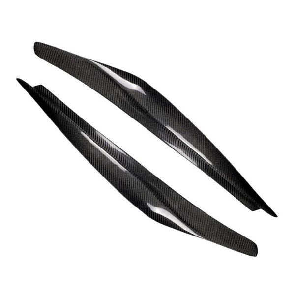 Carbon Fiber Car Mould Pressing Lamp Eyebrow Decorative Sticker for Ford Fiesta 2013-2016 - Image 2