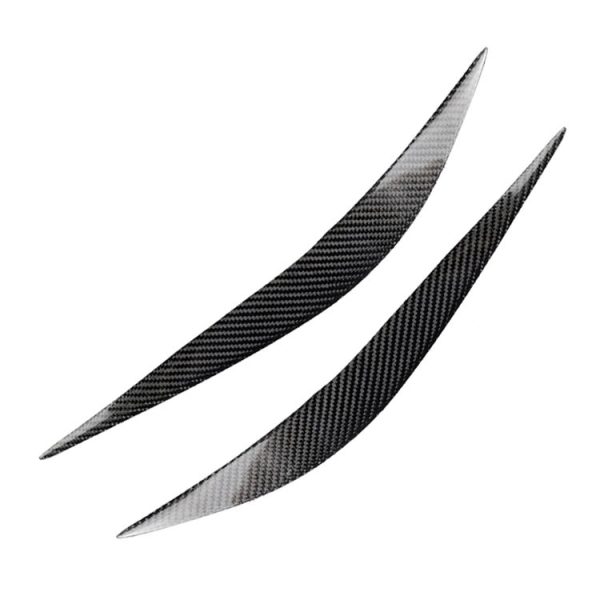 Carbon Fiber Car Mould Pressing Lamp Eyebrow Decorative Sticker for BMW - Image 2
