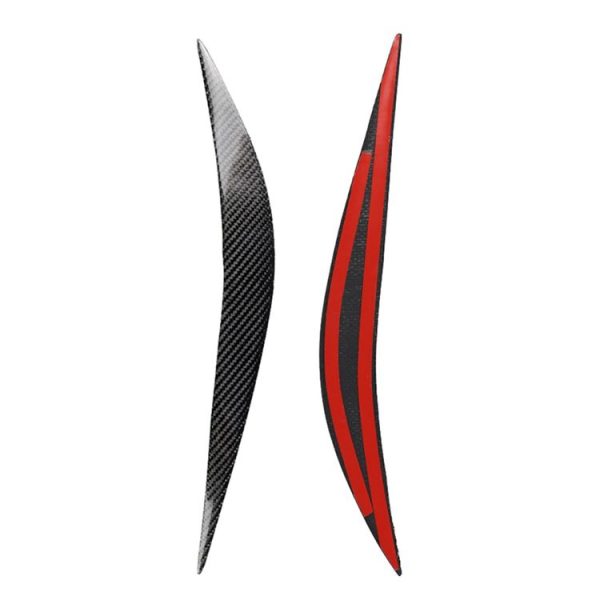 Carbon Fiber Car Mould Pressing Lamp Eyebrow Decorative Sticker for BMW - Image 3