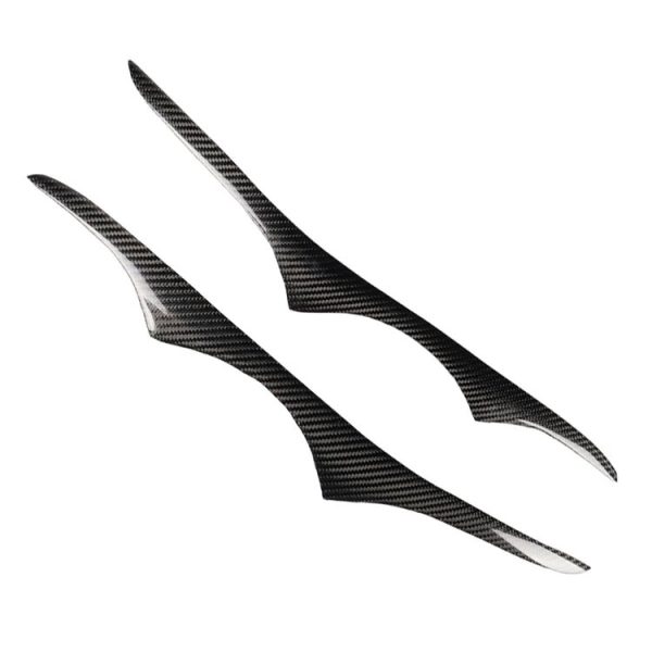 Carbon Fiber Car Mould Pressing Lamp Eyebrow Decorative Sticker for BMW E92 / E93 2006-2012 - Image 2