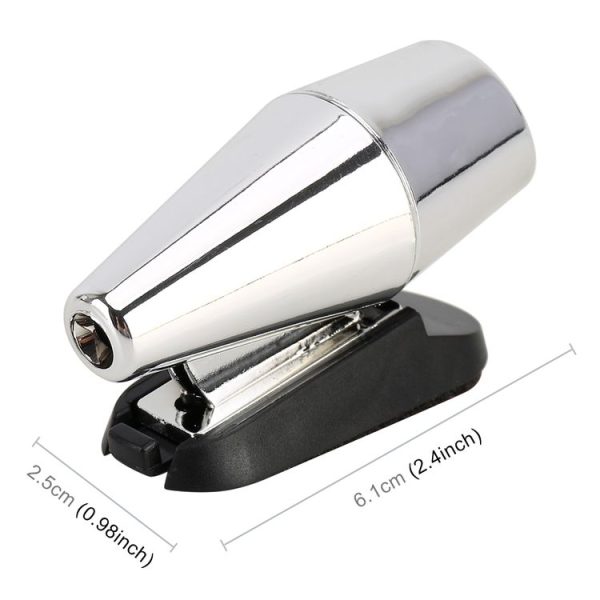 Pair Car ABS Deer Alert Sound Alarm Ultrasonic Wind Power Animal Repeller (Black Silver) - Image 3