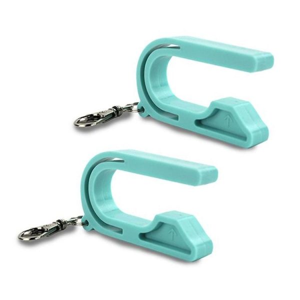 2 PCS Car Seat Key Safety Seat Unlocking Portable Unlock Child Safety Belt Accessories (Baby Blue) - Image 2