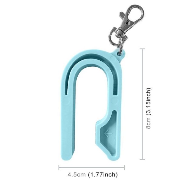 2 PCS Car Seat Key Safety Seat Unlocking Portable Unlock Child Safety Belt Accessories (Baby Blue) - Image 3