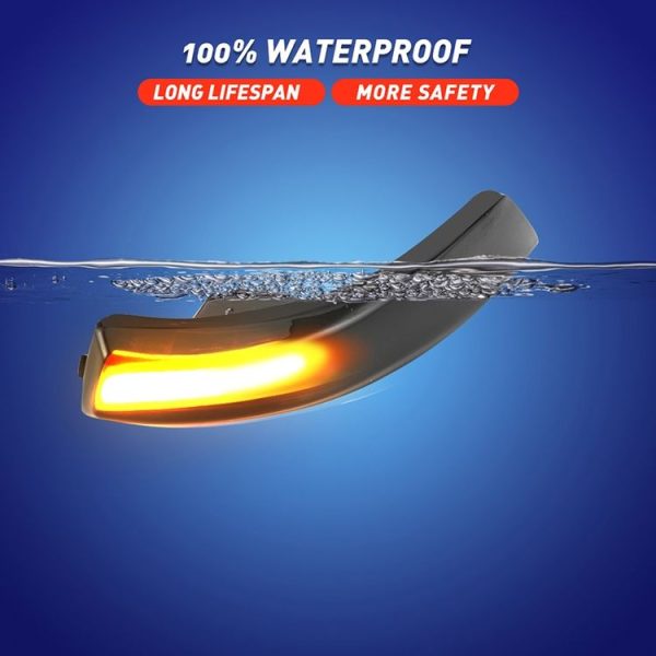 2 PCS D12V / 5W Car LED Dynamic Blinker Reversing Light Flowing Water Turn Signal Light for Ford - Image 4