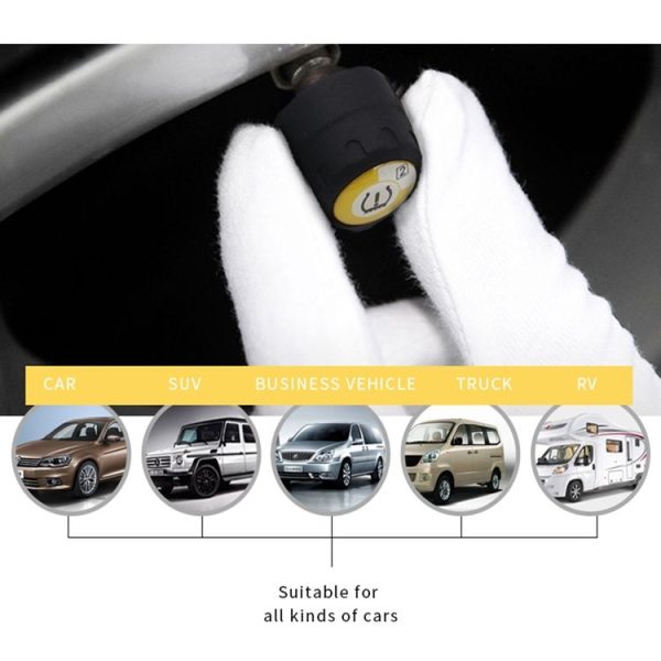 Bluetooth 4.0 TPMS Car External Tire Pressure Monitoring Pressure Detection System - Image 11