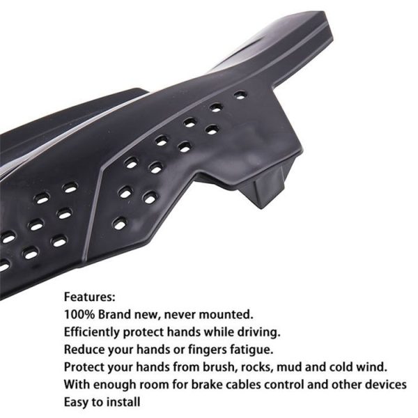 2 PCS Motorcycle Universal Aluminum Handle Wind-block Handguard Suitable for Handle Range: 7 / 8 inch 22mm and 9 / 8 inch 28mm - Image 5