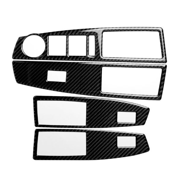 Car Carbon Fiber Window Lift Switch Panel Decorative Sticker for Chevrolet Cruze 2009-2015, Right Drive - Image 2