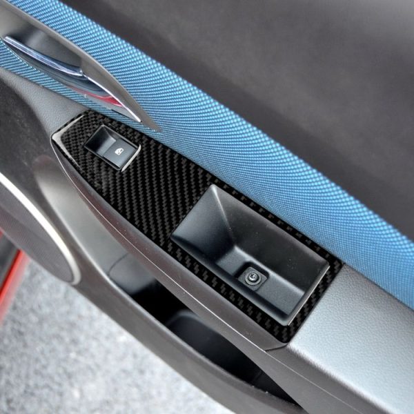 Car Carbon Fiber Window Lift Switch Panel Decorative Sticker for Chevrolet Cruze 2009-2015, Right Drive - Image 8