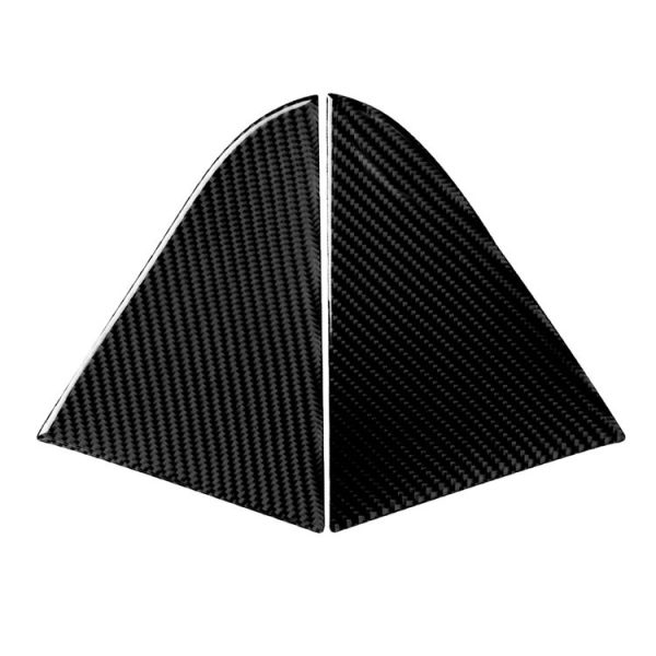 Car Carbon Fiber Rear Triangle Glass Decorative Sticker for Chevrolet Cruze 2009-2015, Left and Right Drive Universal - Image 2
