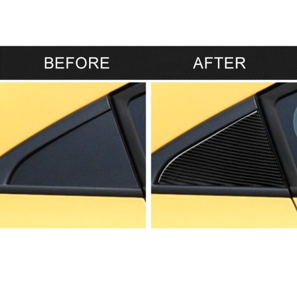 Car Carbon Fiber Rear Triangle Glass Decorative Sticker for Chevrolet Cruze 2009-2015, Left and Right Drive Universal - Image 7
