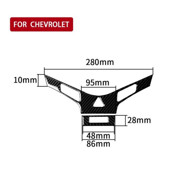 Car Carbon Fiber Air Conditioning Panel Decorative Sticker for Chevrolet Cruze 2009-2015, Left and Right Drive Universal - Image 5
