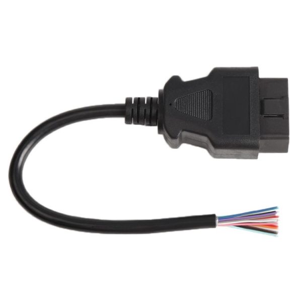 16PIN Male OBD Cable Opening Line OBD 2 Extension Cable for Car Diagnostic Scanner, Cable Length: 100cm - Image 3