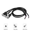 Motorcycle Switch Handlebar Adjustable Mount Waterproof Switches 3 Buttons for Headlight Horn Turn Signle with LED - Image 2