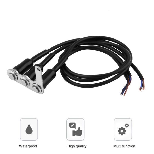 Motorcycle Switch Handlebar Adjustable Mount Waterproof Switches 3 Buttons for Headlight Horn Turn Signle with LED - Image 2