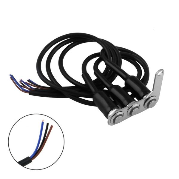 Motorcycle Switch Handlebar Adjustable Mount Waterproof Switches 3 Buttons for Headlight Horn Turn Signle with LED - Image 4