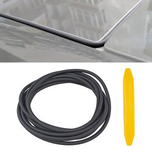 Car Rubber Skylight Glass Seal Strip Wind Noise Reduction for Tesla Model 3