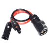 MC4 to LP20 2 Core Aviation Plug Female LED Display Connector - Image 2
