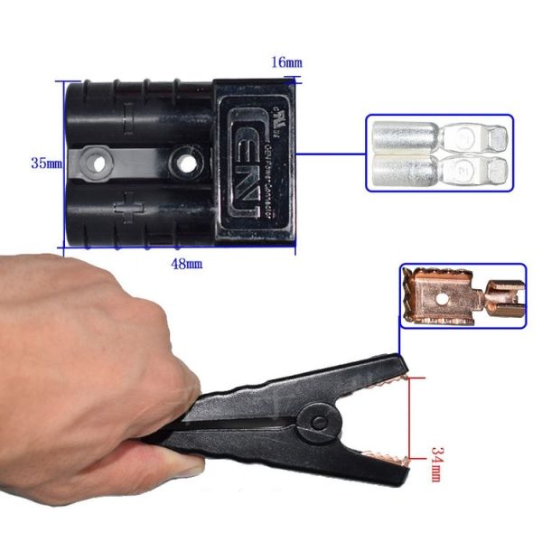 50A Anderson to Clip Cable Plug Connector - Image 5