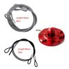 XH-6049 Car Universal Modified Racing Punch-free Aluminum Engine Hood Lock Cover (Red) - Image 3