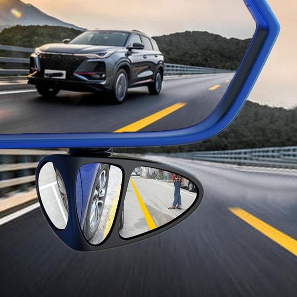 3R-146 3 in 1 Car Rearview Auxiliary Blind Spot Mirror Rear View 146 Front Wheel Mirror for Right Side - Image 11