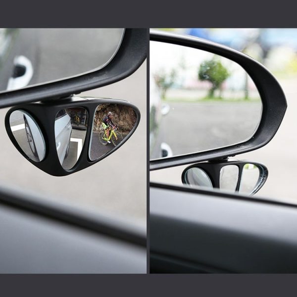 3R-146 3 in 1 Car Rearview Auxiliary Blind Spot Mirror Rear View 146 Front Wheel Mirror for Right Side - Image 9