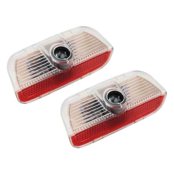 2 PCS Car Door Logo Light Brand Shadow Lights Courtesy Lamp for Porsche Cayenne 2018-2020 - Image 2