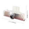 2 PCS Car Door Logo Light Brand Shadow Lights Courtesy Lamp for Porsche Cayenne 2018-2020 - Image 3