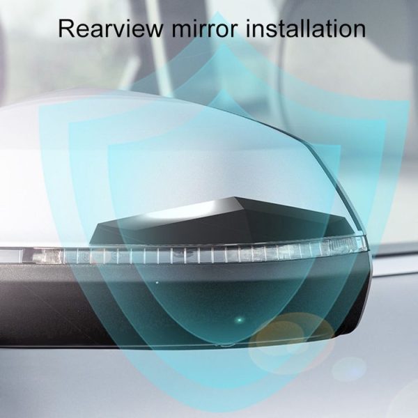 2 PCS Universal Car Screaming Bumper Rearview Mirror Anti-collision Strip Protection Guards Plastic Trims Stickers (Black) - Image 8