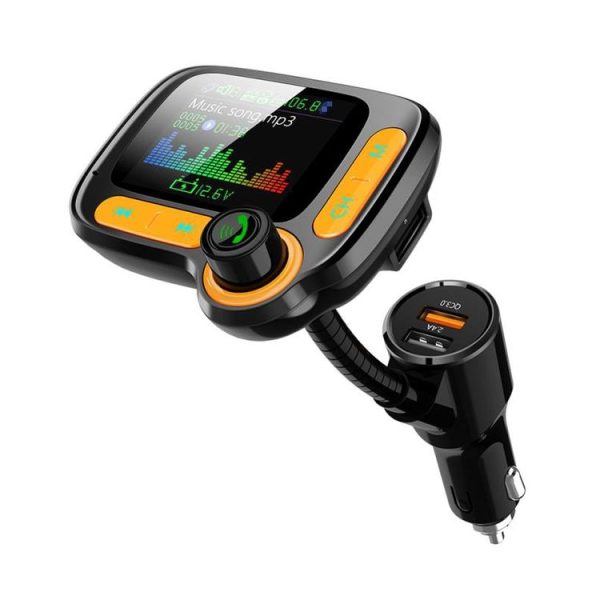 1.77 Color Screen Car MP3 Bluetooth Player FM Transmitter QC3.0 Fast Charger - Image 2