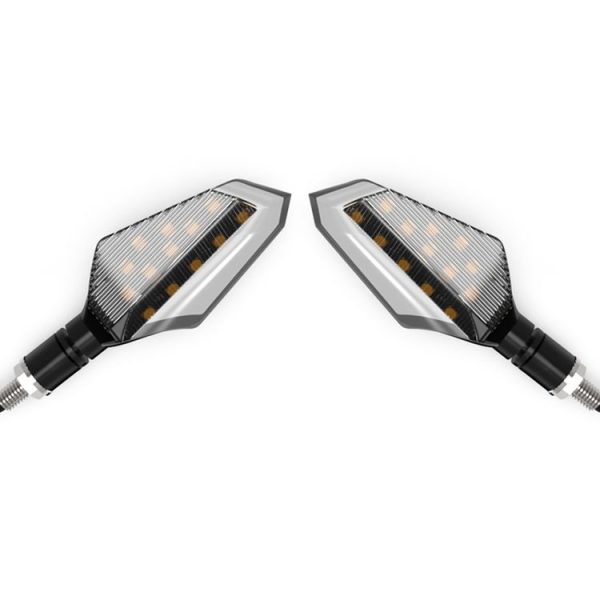 2 PCS DC 12V Motorcycle Daytime Turn Running Light (White Light) - Image 2