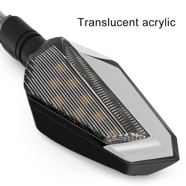 2 PCS DC 12V Motorcycle Daytime Turn Running Light (White Light) - Image 4