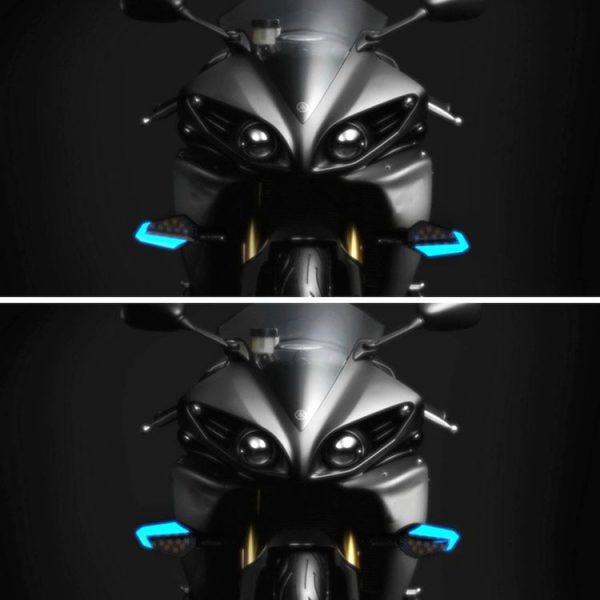 2 PCS DC 12V Motorcycle Daytime Turn Running Light (White Light) - Image 8