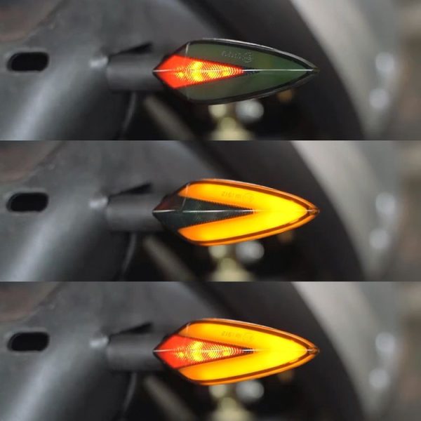2 PCS DC12V Motorcycle LED Side Lights Turn Signal Light - Image 9