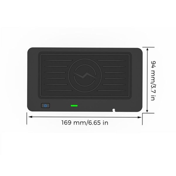Car Qi Standard Wireless Charger 10W Quick Charging for 2019-2020 BMW 3 Series, Left Driving - Image 4