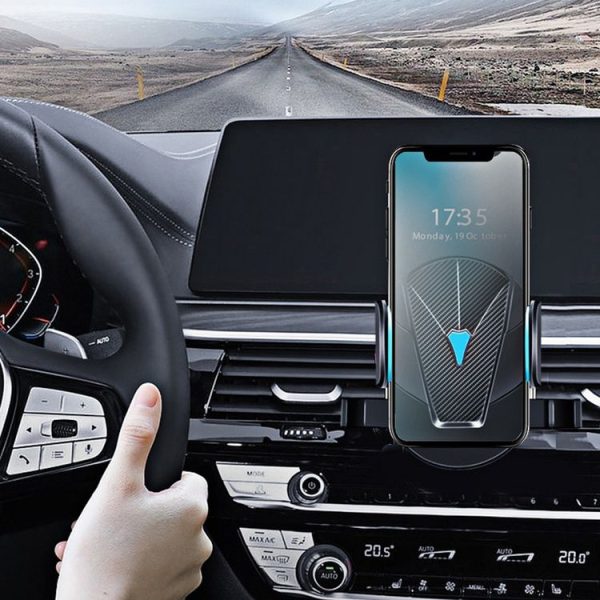 Car Air Outlet Mobile Phone Holder Bracket (Red) - Image 10