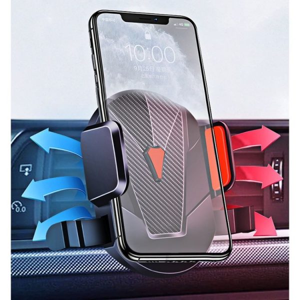 Car Air Outlet Mobile Phone Holder Bracket (Red) - Image 8