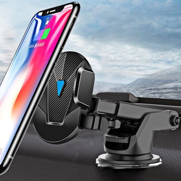 Car Air Outlet + Dashboard Mobile Phone Holder Bracket (Red) - Image 14