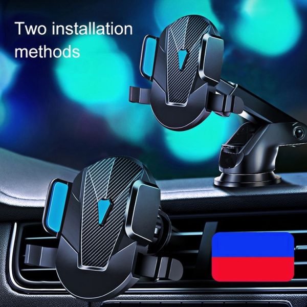 Car Air Outlet + Dashboard Mobile Phone Holder Bracket (Red) - Image 16