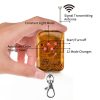 DC12V-24V / 18W 4 in 1 Front Grille Emergency Strobe Flash Warning Light Pickup 12LEDs Side Light Wireless Control 16 Modes (Red Light) - Image 5