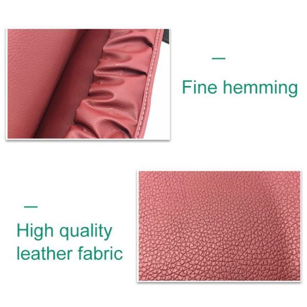 Car Front Seat Hanging Bag Paper Towel / Water Cup Storage Bag (Coffee) - Image 4
