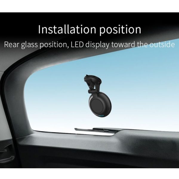 EM01 Car Bluetooth Intelligent LED Expression Sticker Emoticons APP Manual Control - Image 15