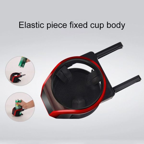 2 in 1 Car Air Outlet Magnetic Mount Beverage Cup Stand Phone Holder (Silver) - Image 5