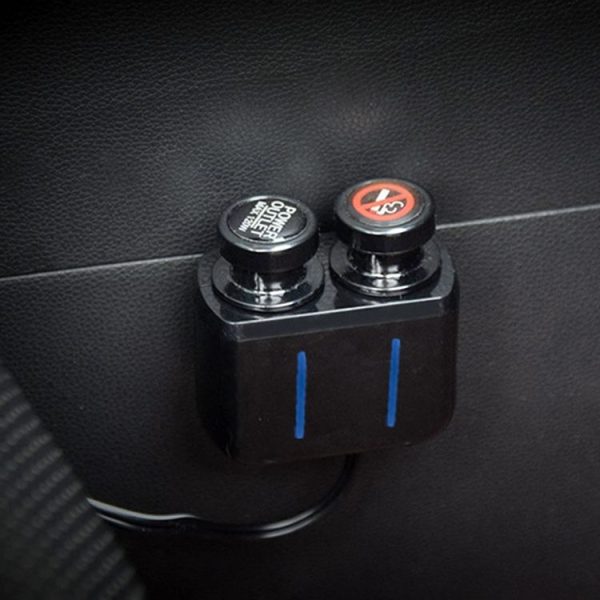 2 PCS / Set Car Cigarette Lighter Dust Cover Plug - Image 6