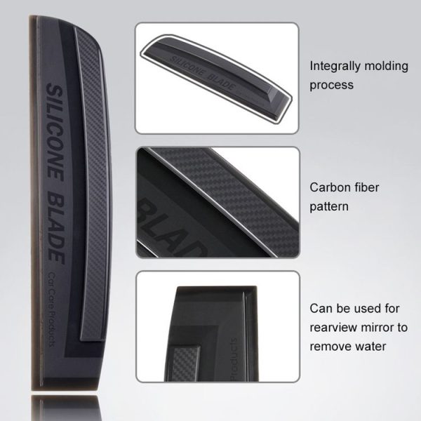Car Cleaning Silicone Wiper I-shaped Water Scraper - Image 4