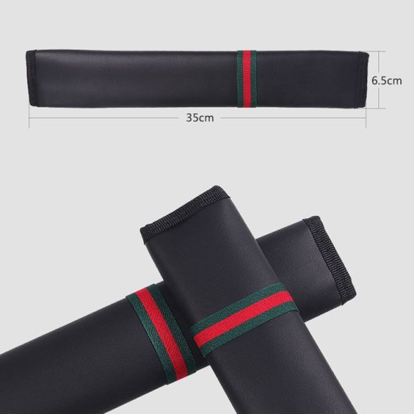1 Pair Car Seat Belt Covers Shoulder Pads Auto Seat Belt Shoulder Protection Padding, Style: Long Section - Image 3